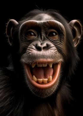 Chimp selfie