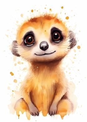 Meerkat Watercolors