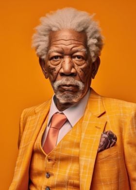 Morgan Freeman Fashion Art