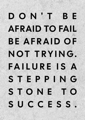 Failure equals success