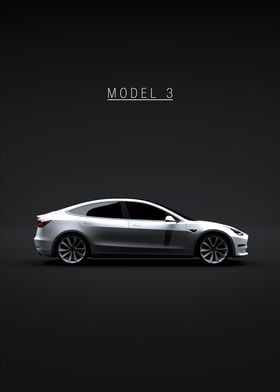 Tesla Model 3 2018 White