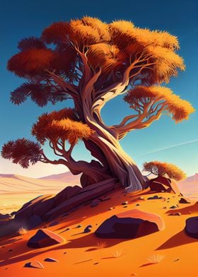 Majestic Desert Tree