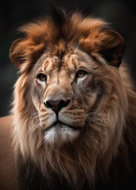 Graceful lion