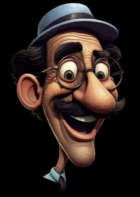 Groucho Marx caricature