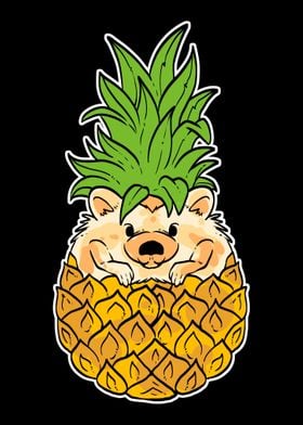 Pineapple Hedgehog Pet Lov