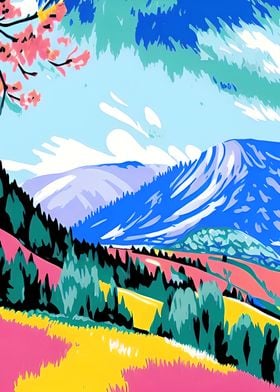 Colorful Mountains