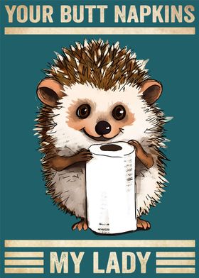Hedgehog Your Butt Napkins