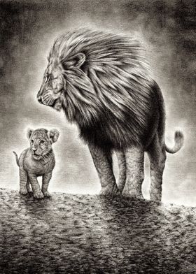 Lion and Cub