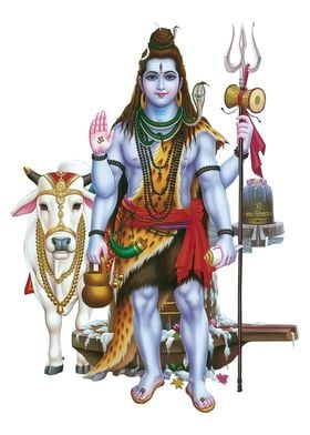lord Shiva and bull Nandi