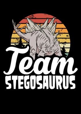 Team stegosaurus retro sun