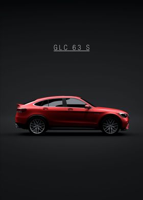 GLC63 S AMG Coupe 2020 Red