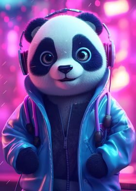 Anthropomorphic Panda