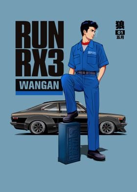 Wangan Mazda RX3 Manga