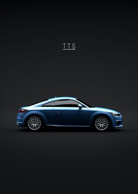 Audi TTs 2015 Blue