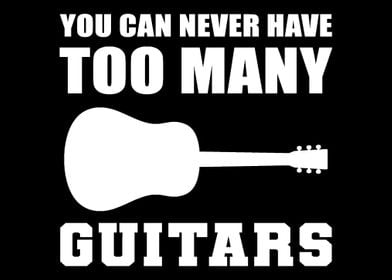 Too Many Guitars Musician 