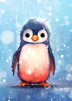 Penguin Watercolors