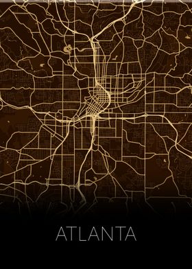 Atlanta Gold city map