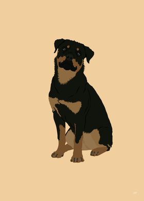 Rottweiler Illustration
