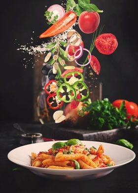 Classic pasta with tomatoe