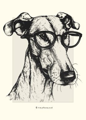 Greyhound Illustration