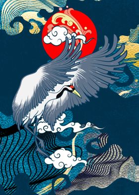 Japanese Crane Art