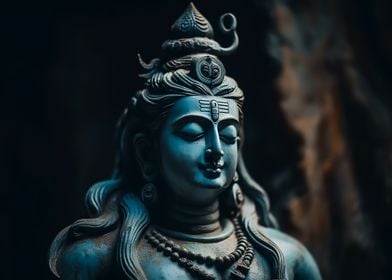 Shiva in meditation state