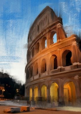 colosseoum on painting