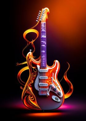 guitar neon