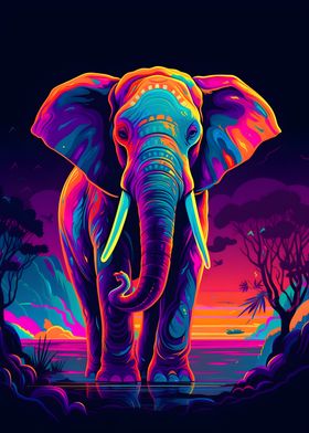 Neon Elephant