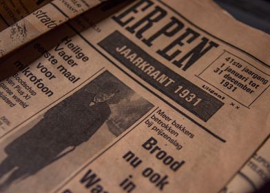 Newspaper of 1931