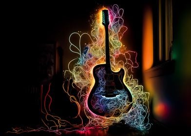 guitar neon