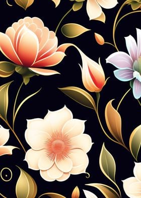 Beautiful floral vintage