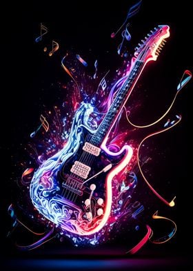 guitar neon