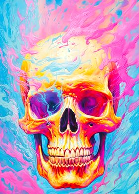 Hippie Skull Colors