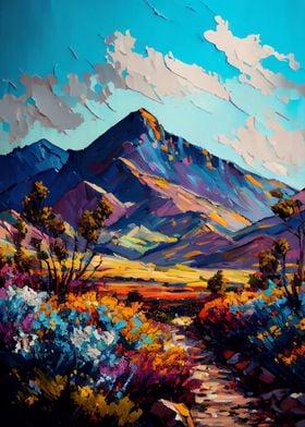 Palette Knife Mountains 10