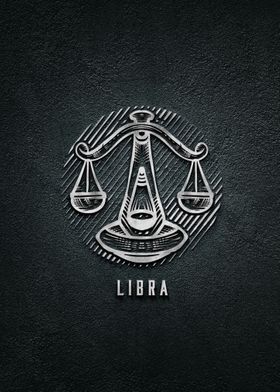 3d Libra Zodiac Symbol