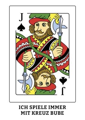 J playing Card 