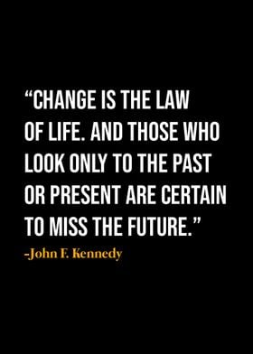 John F Kennedy Quote 