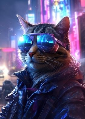 Futuristic kitty agent