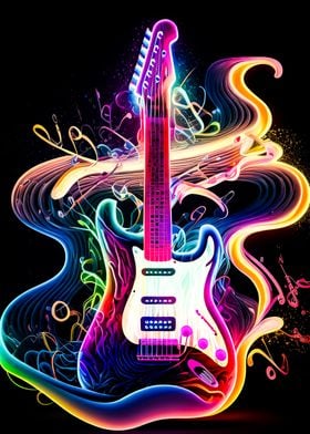 guitar neon