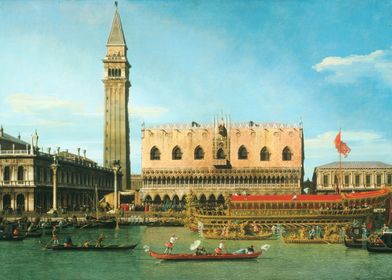 Canaletto The Bucintoro