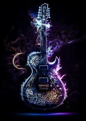 guitar neon