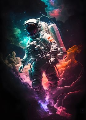 Astronaut lost in space