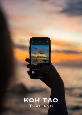 Koh Tao sunset inception