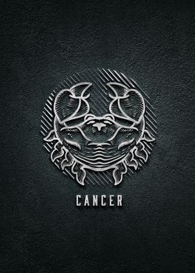 3d Cancer Zodiac Symbol