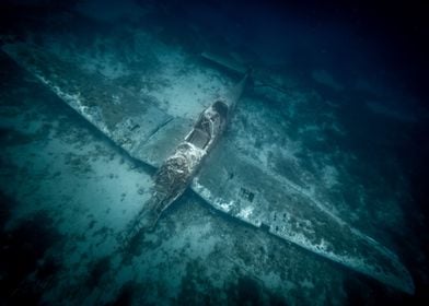 Underwater Plane Wreck