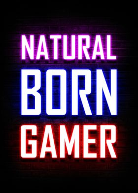 Gaming Gamer Neon Quotes 