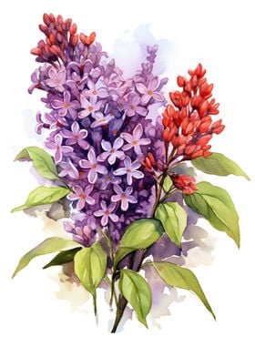 lilac flowers