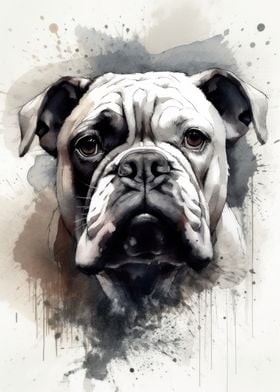 Bulldog Beauty Black Ink