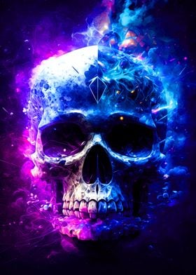 Skull Colorful